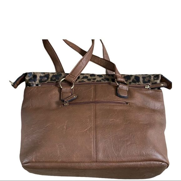 Giorgio Fiorelli brown double trap shoulder bag - Picture 3 of 12